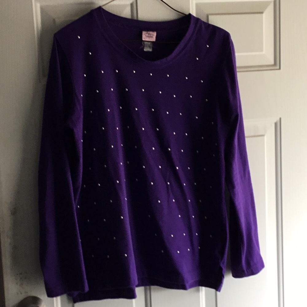 Adrian Dilefield Studded Knit Top